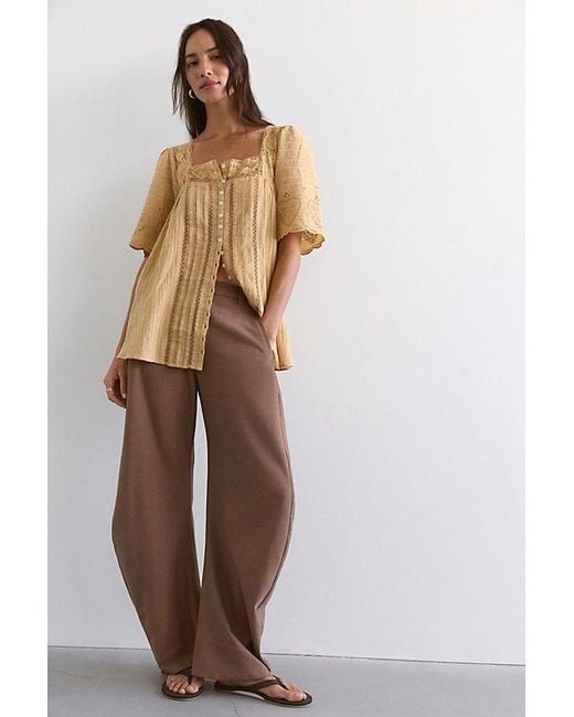 Free People Brown Adore You Tunic