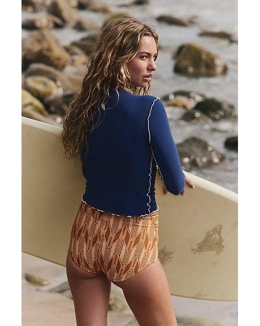 Seea Blue Sila Uv Protection Surf Rashguard