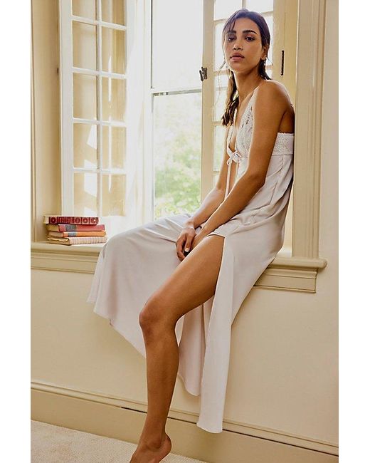 Free People Natural Countryside Maxi Slip