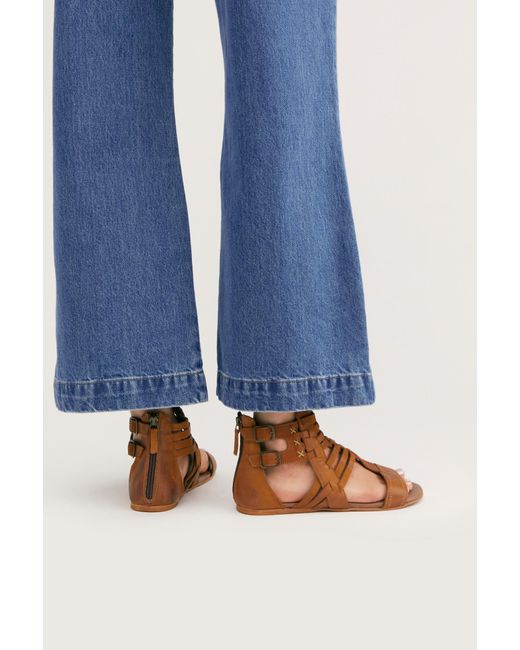 roan pearl gladiator sandals