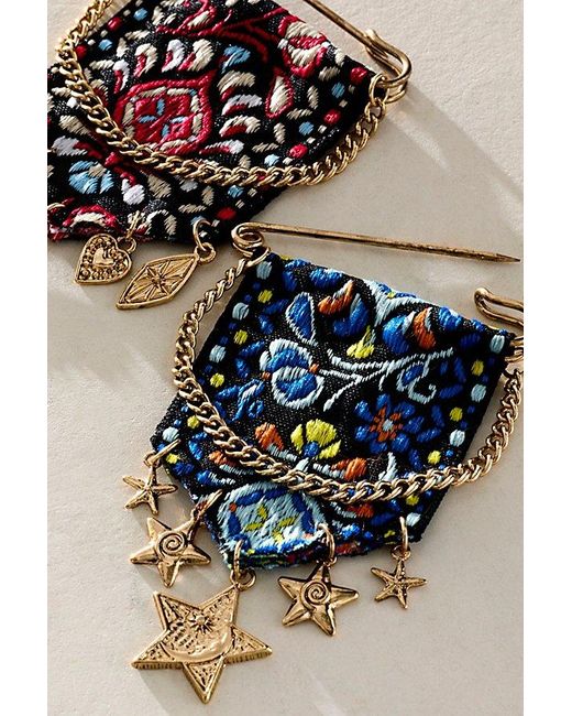 Free People Black Heirloom Brooch