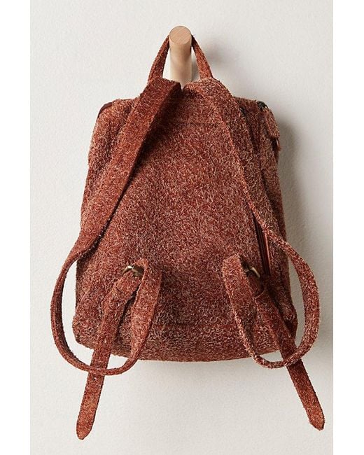 INTENTIONALLY ______ Brown Oregon Brushed Suede Backpack