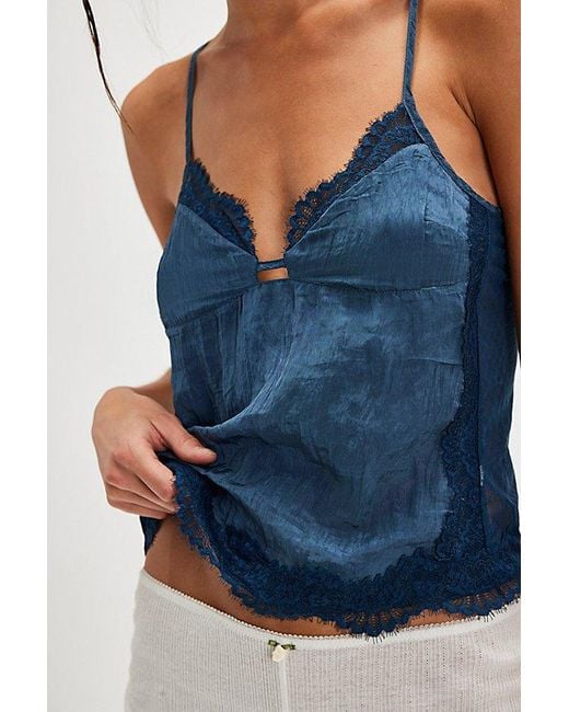 Free People Eye Candy Cami in Blue | Lyst