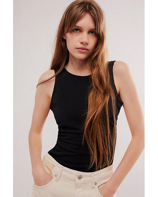 Intimately By Free People Black Wear It Out Backless Cami