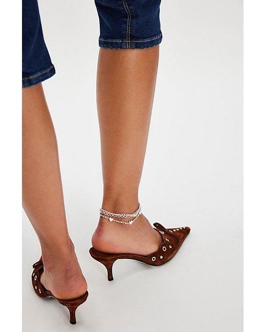 Jeffrey Campbell Blue Arabella Heels By