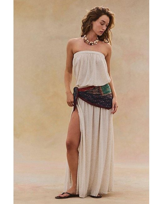 free-est Natural Libby Maxi Dress By