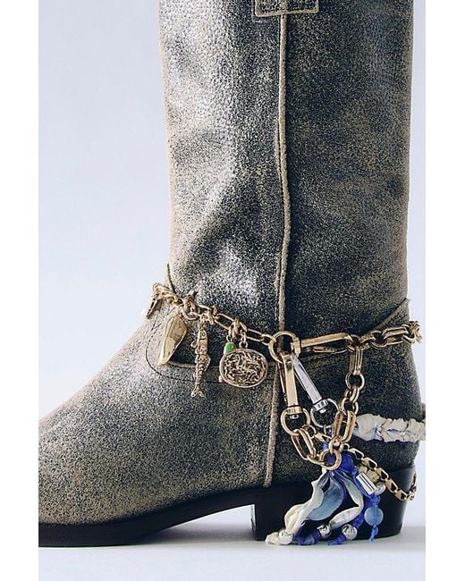Free People Gray Charmed Boot Swag