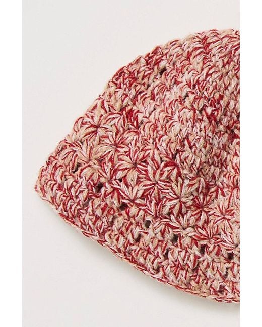 Free People Red Peggy Knitted Cap