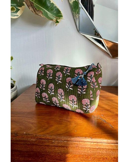Be Deva Green Chandini Cosmetic Bag