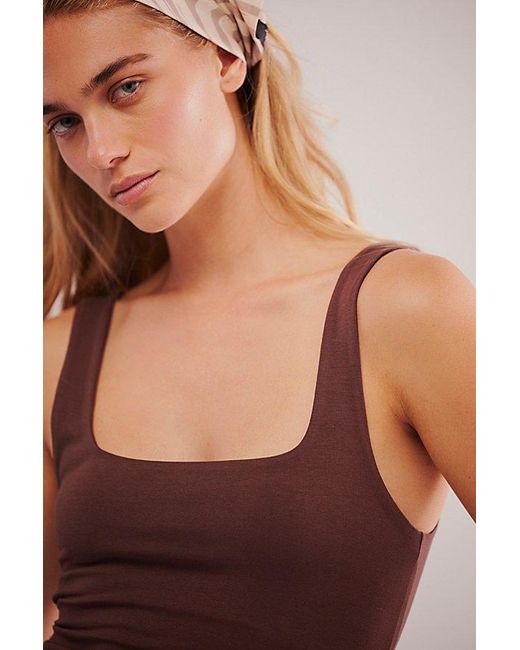 Intimately By Free People Brown Last Time Cami