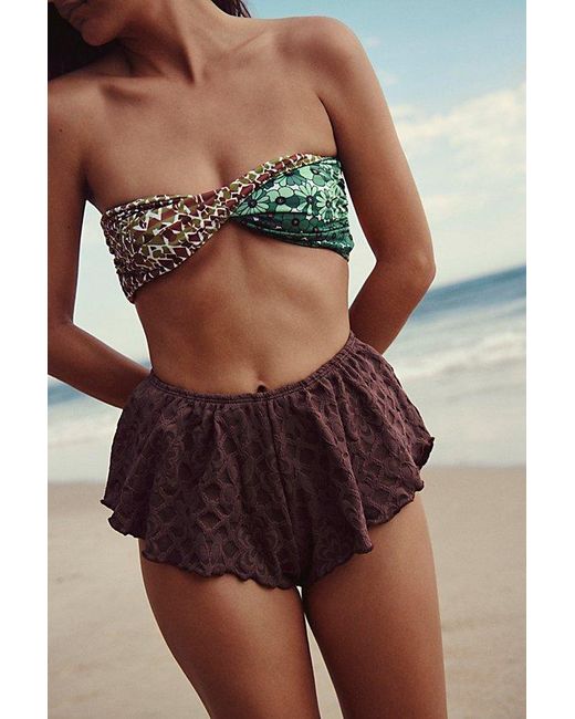 free-est Black Alma Flutter Bikini Bottoms
