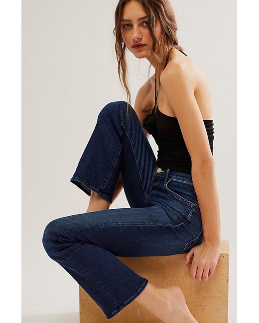 Free People Blue Mother The Hustler Ankle Jeans