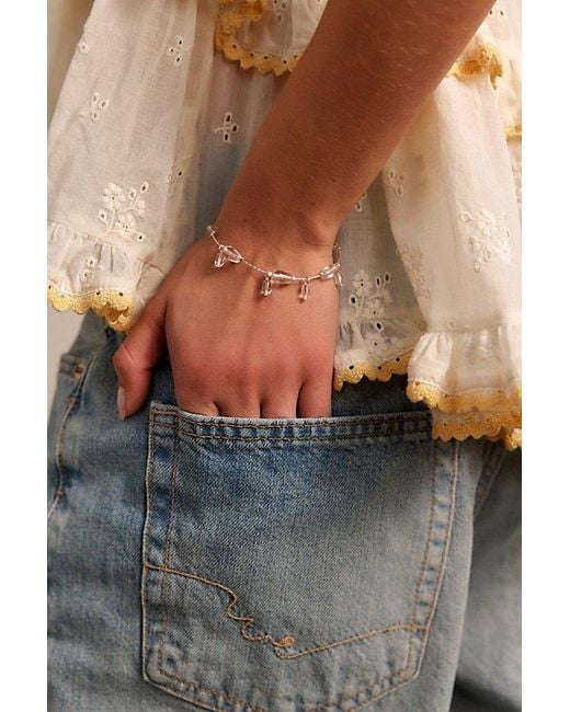 Free People Natural Dewdrop Bracelet