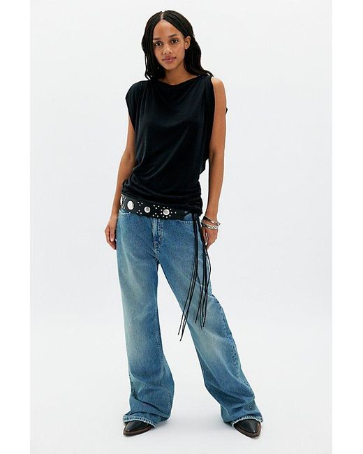 Free People Black Pearson Tee