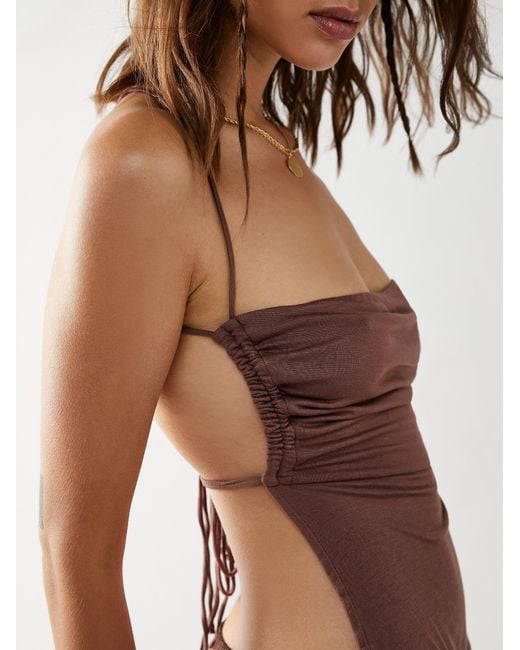 Free People Brown So Soft Cami