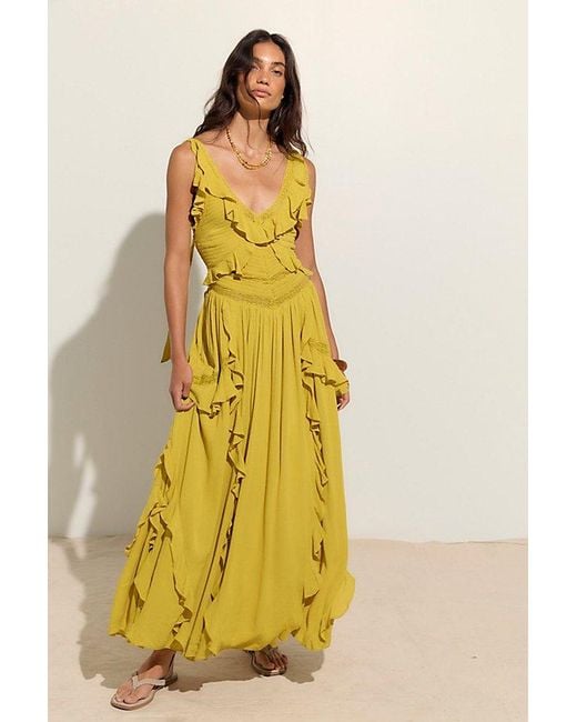 free-est Yellow Marsai Maxi Dress By