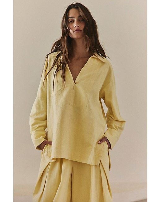 free-est Natural Fallon Pant Set By