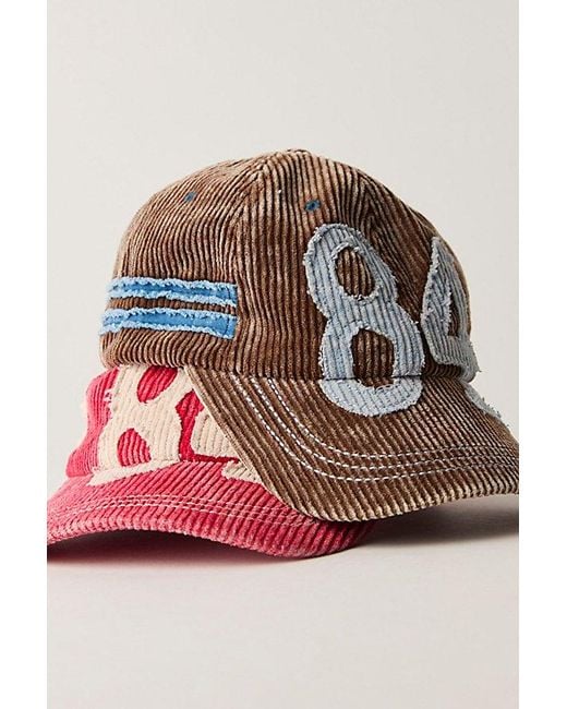 Free People Hollie Varsity Baseball Hat in Red | Lyst display picture 3
