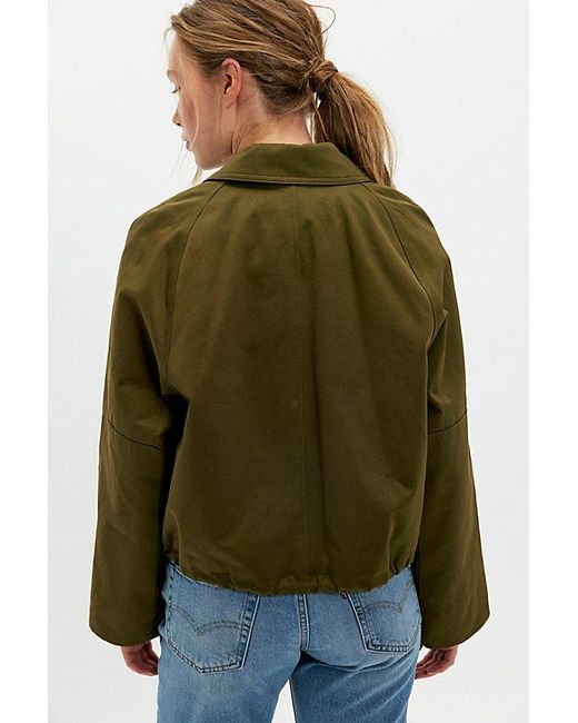 Closed Green Sportive Blouson Jacket