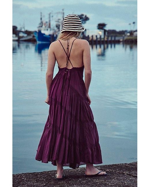 free-est Purple Horizon Coast Maxi Dress By