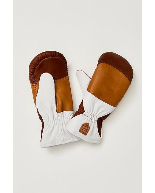 Hestra Brown Remix Mittens