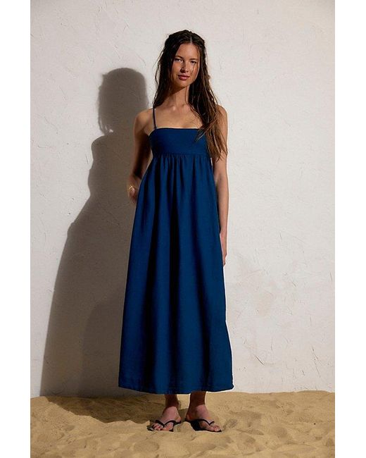 blue floral ruched midi dress zoe kratzmann / halo dress main image 0