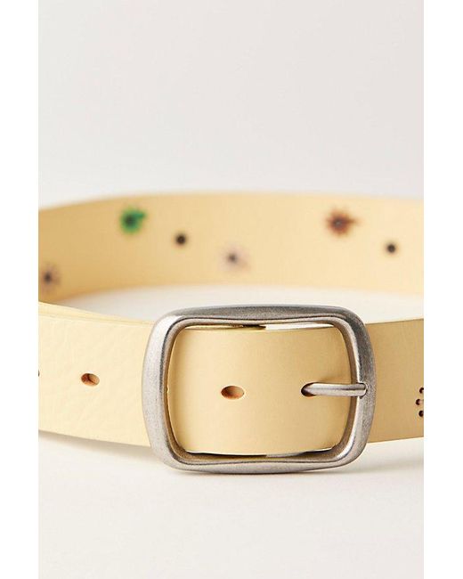 Free People Natural Rose Bud Stud Belt