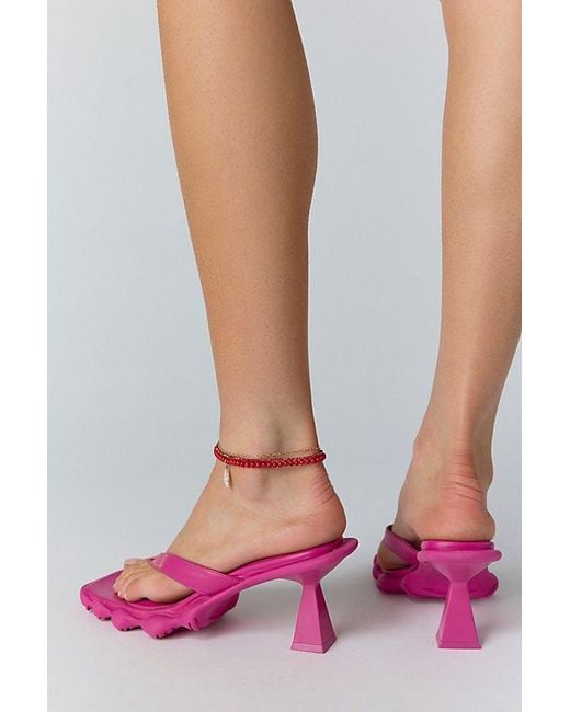 Dirt Pink Range Thong Heels
