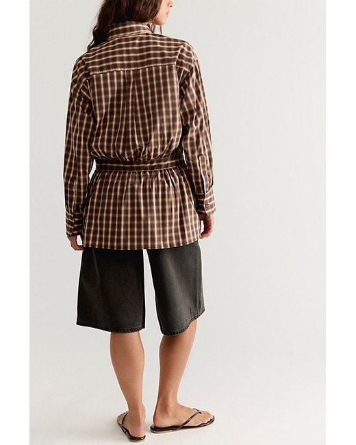 BLANCA STUDIO Brown Winnie Mini Dress