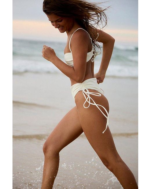 Mare Perpetua Brown Spirituelle High-Rise Bikini Bottoms