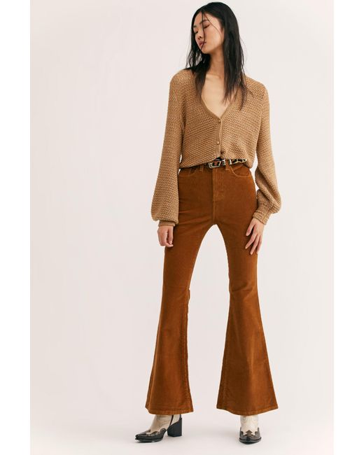 Lee Corduroy High-rise Flares 