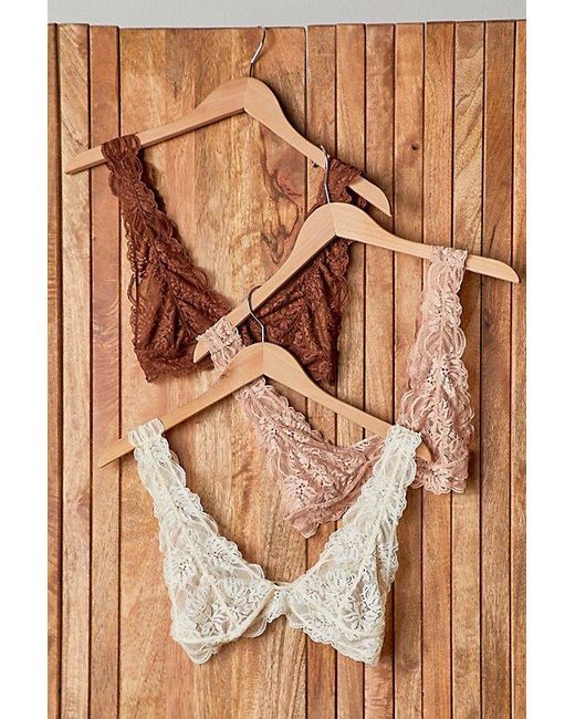 Intimately By Free People Multicolor Last Dance Lace Plunge Bralette