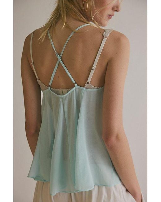 Free People Blue Margaux Tank Top