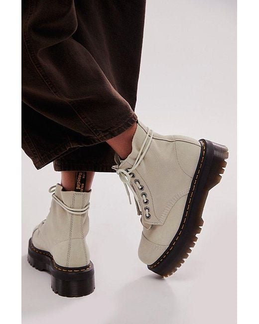 Dr. Martens Brown Sinclair Zip Front Boots