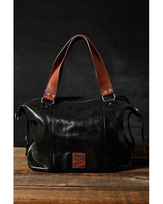 Free People Black We The Free Remade Emerson Satchel