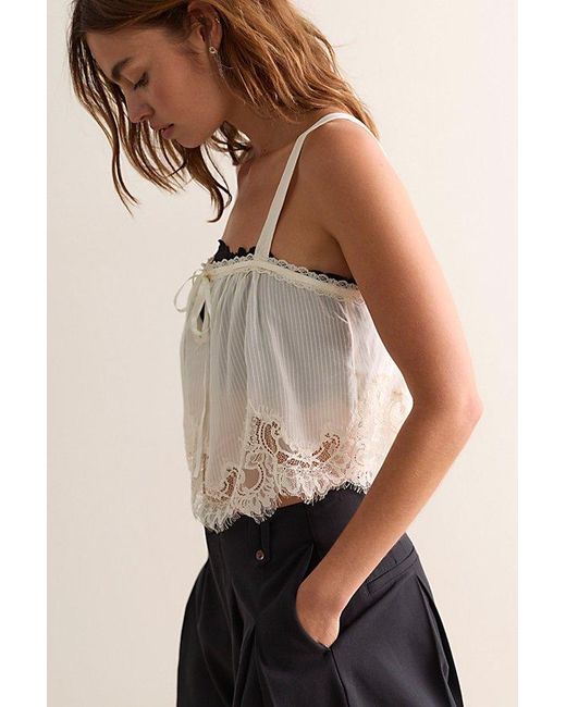 Intimately By Free People Natural Alma Cami By