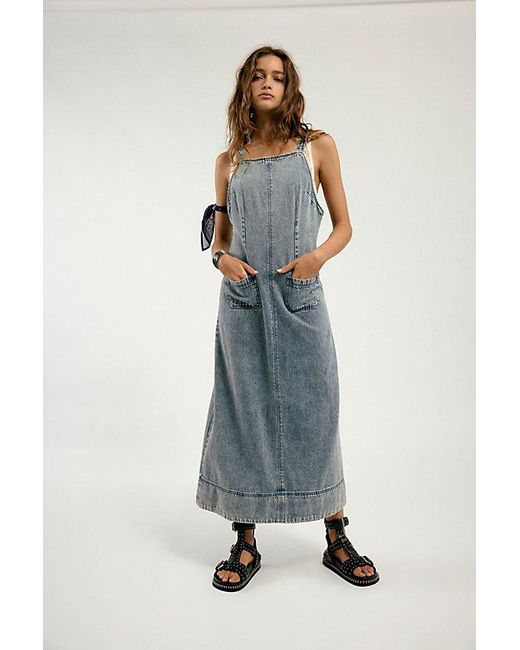 Free People ★ Dex Denim Midi Dress Free People Dex Denim Midi Dress at MarketFair Shoppes in