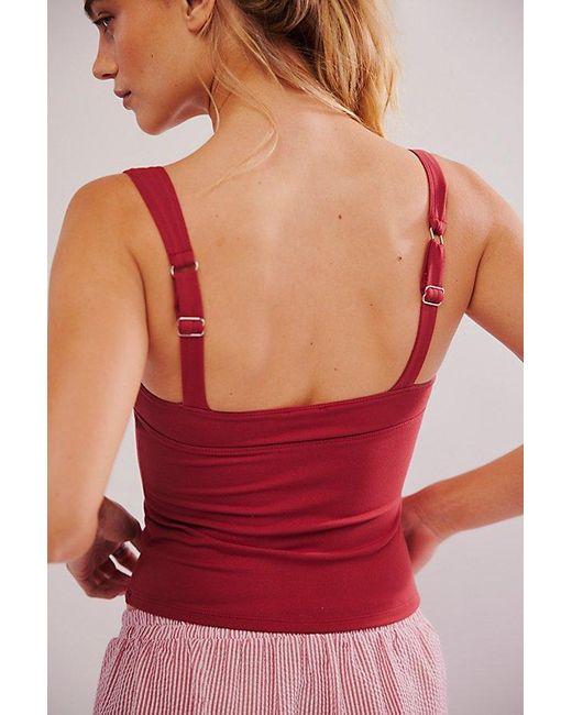 Intimately By Free People Red Iconic Cami