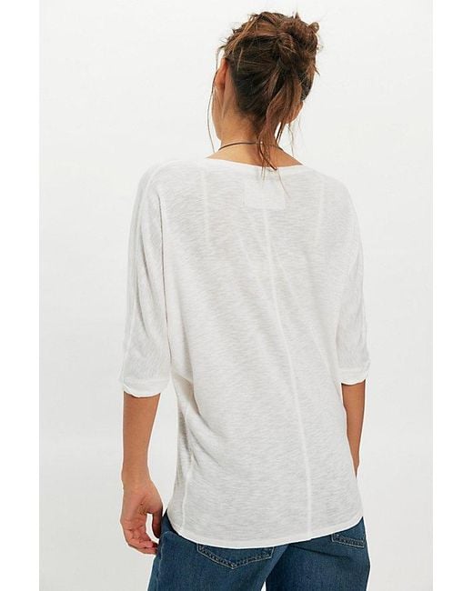 Free People Blue High Line Tee