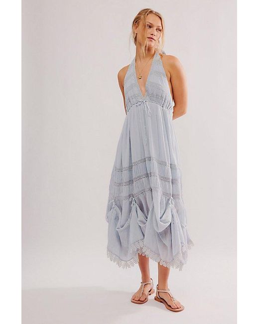 Free People Multicolor Sunflower Afternoon Bustle Midi Dress