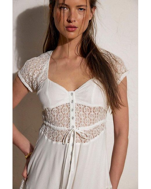 free-est Gray Georgette Maxi Dress