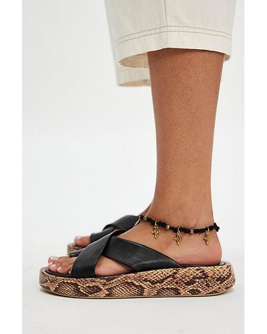 BUENO Multicolor Hattie Flatform Sandals