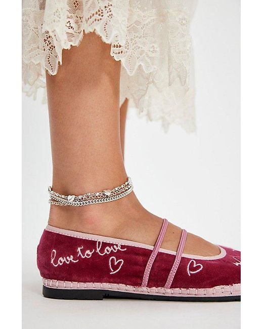 Flabelus White X Intimately Fp Mary Janes