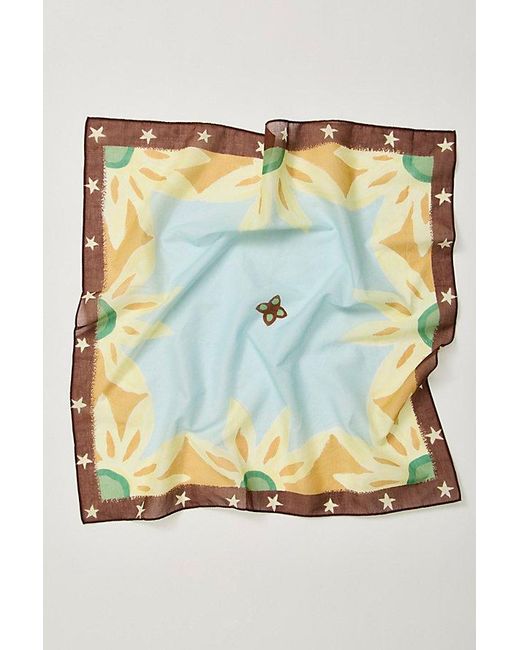 Soleil Soleil Multicolor Cotton Scarf