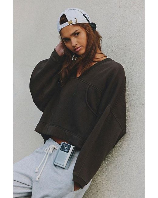 Fp Movement Black Throwdown Pullover