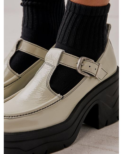 pleaser platform mary janes