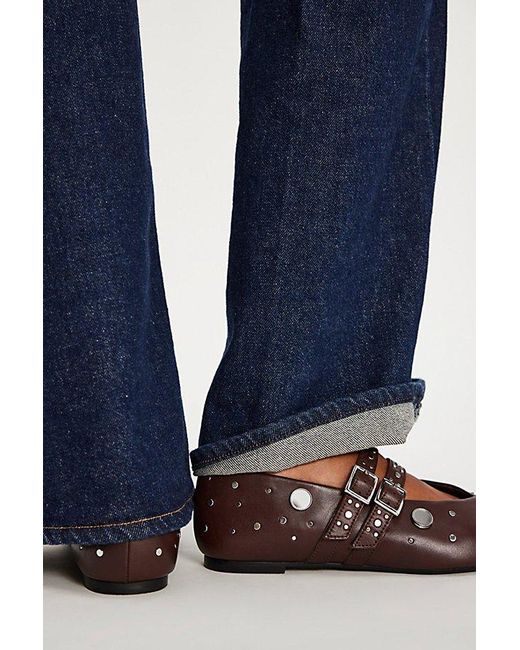 (取寄) フリーピープル レディース ホール オブ ミラーズ メアリー ジェーンズ Free People women Hall Of Mirrors Mary Janes Espresso Leather Free People Hall Of Mirrors Mary Janes in Blue | Lyst