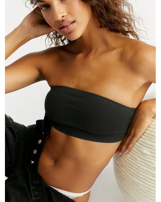Free People Synthetic Nina Neo Bandeau In Black Lyst