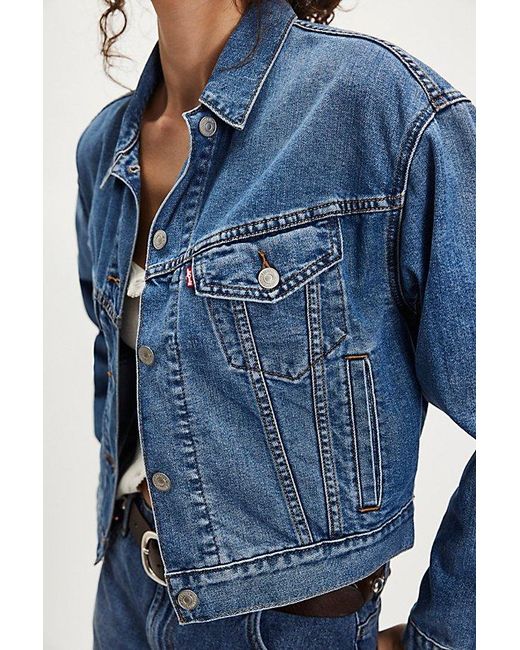 Levi's Blue Shrunken '90S Trucker Jacket