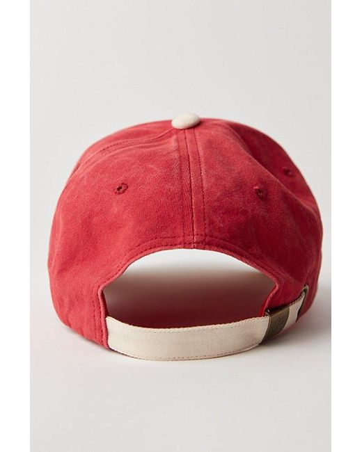 Free People Red Anchor Charmed Baseball Hat